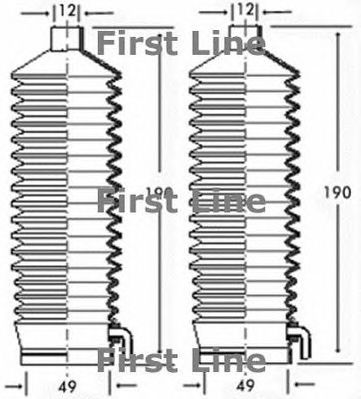 FIRST LINE fsg3215 -  Пыльник, рулевое управление